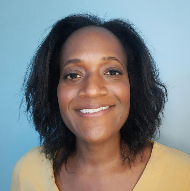 Headshot of LS Langley Children's Author smiling.