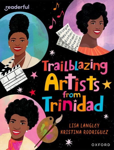 Front cover of the book Trailblazing Artists from Trinidad written by Lisa Langley.